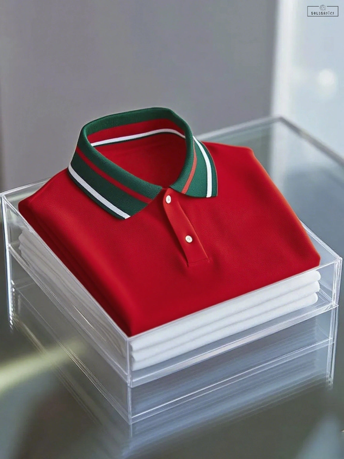 Men's Smart Business Button-Down Polo Shirt - Flexible, Stylish, Short Sleeve