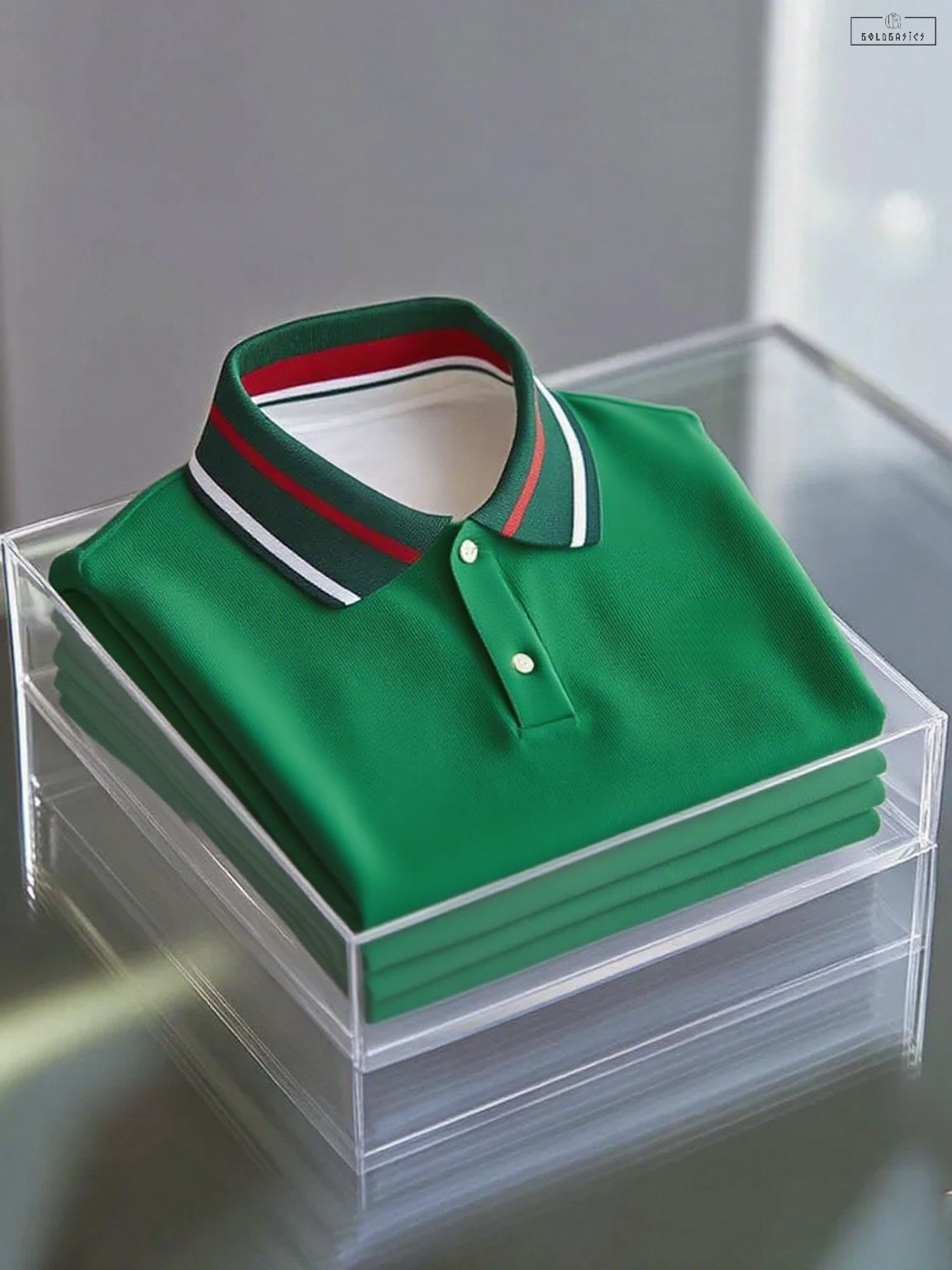 Men's Smart Business Button-Down Polo Shirt - Flexible, Stylish, Short Sleeve