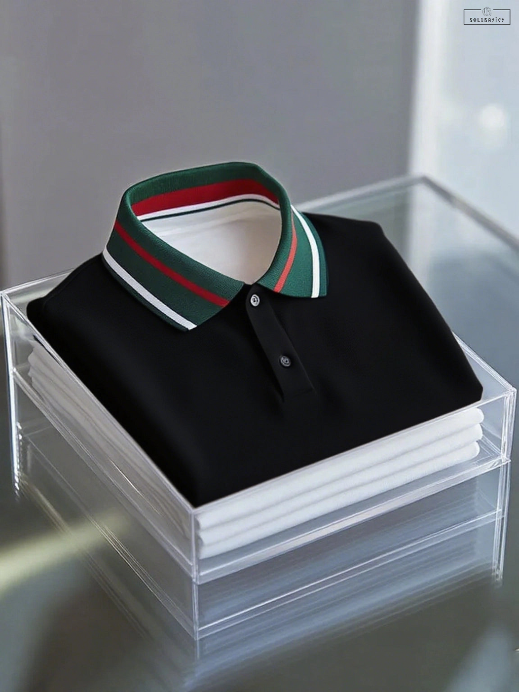 Men's Smart Business Button-Down Polo Shirt - Flexible, Stylish, Short Sleeve